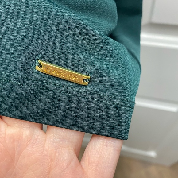 Calvin Klein green sleeveless blouse XL - Picture 4 of 5